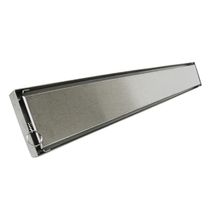 Ralo Invisivel Linear Aço Inox 60cm Anti Odor Insetos Tampa Escovada Banheiro Canto