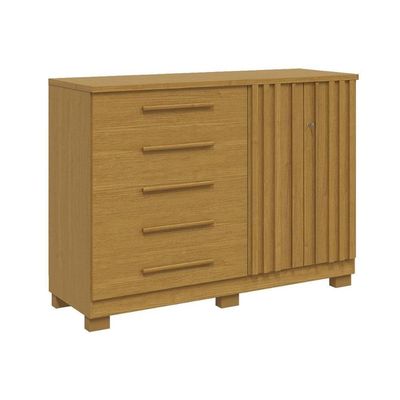 Cômoda De Quarto Bella C- 2 Portas E 5 Gavetas Cinamomo-off White - Acp