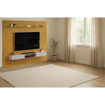 Painel Quarto P- Tv Trento 275x240cm Cedro-bali - Dj Móveis