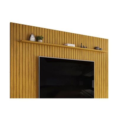 Painel Quarto P- Tv Trento 275x240cm Cedro-bali - Dj Móveis