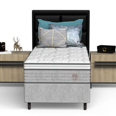 Conjunto Box Solteiro Mola Prodormir Top Bambu