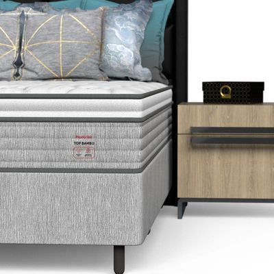 Conjunto Box Viúva Mola Prodormir Top Bambu
