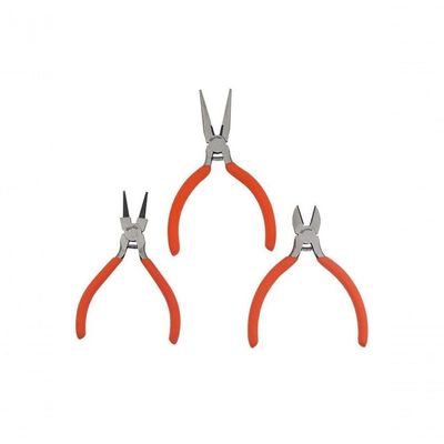 Kit Alicates Miniatura Western 3 Pecas Com Mola
