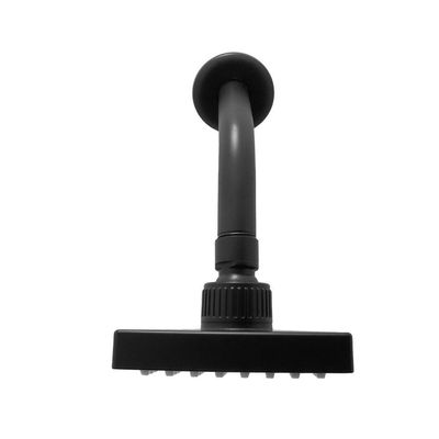 Chuveiro Ducha Quadrado Articulável Preto Fosco Aquecimento Solar Ou Gás Luxo