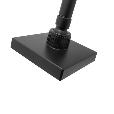 Chuveiro Ducha Quadrado Articulável Preto Fosco Aquecimento Solar Ou Gás Luxo
