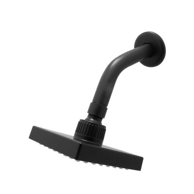 Chuveiro Ducha Quadrado Articulável Preto Fosco Aquecimento Solar Ou Gás Luxo