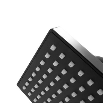 Chuveiro Ducha Quadrado Articulável Preto Fosco Aquecimento Solar Ou Gás Luxo