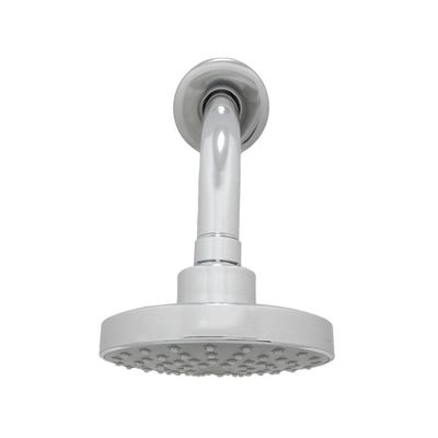 Chuveiro Ducha Fria Parede Rubi Soft Articulável Redondo Cromado Aquecimento à Gas Ou Solar