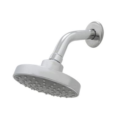 Chuveiro Ducha Fria Parede Rubi Soft Articulável Redondo Cromado Aquecimento à Gas Ou Solar