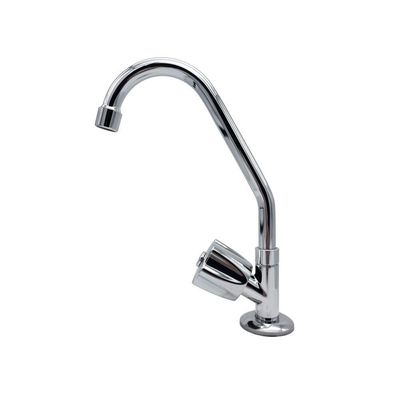 Torneira Cozinha Bica Móvel Metal Bancada Mesa Cromada Luxo