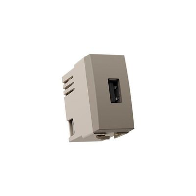 Módulo Tomada Carregador Usb-a Margirius Sleek Colors 2a 10W Argila