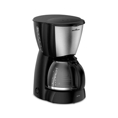 Cafeteira Elétrica Britânia BCF32A 1,28L Preta Inox 220V