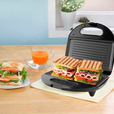 Grill E Sanduicheira Britânia Crome Inox - Preto 110V