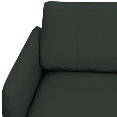 Kit 2 Poltronas Decorativa Giratória Retrátil Reclinável Lutor L06 Couro Verde Escuro - Lyam Decor