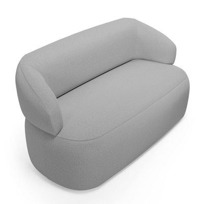 Sofá Orgânico 02 Lugares Living Glee 140cm Linho Cinza - Desk Design