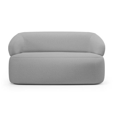 Sofá Orgânico 02 Lugares Living Glee 140cm Linho Cinza - Desk Design