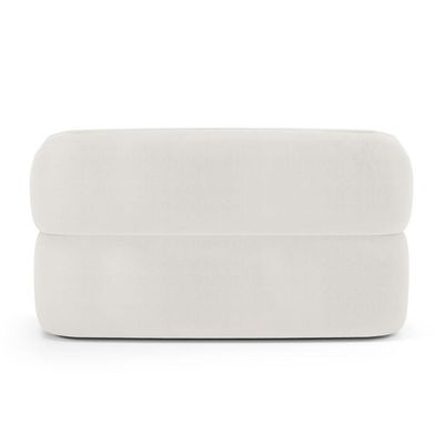 Sofá Orgânico 03 Lugares Living Glee 170cm Bouclê Off White - Desk Design