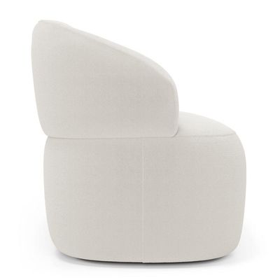 Sofá Orgânico 03 Lugares Living Glee 170cm Bouclê Off White - Desk Design