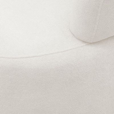 Sofá Orgânico 03 Lugares Living Glee 170cm Bouclê Off White - Desk Design