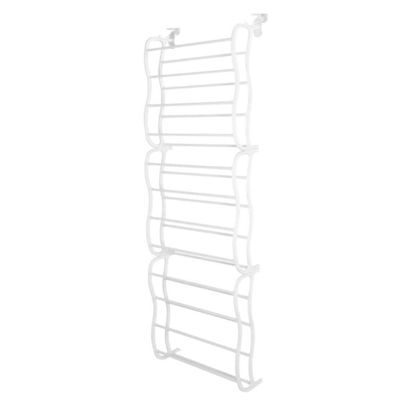 Sapateira Vertical De Parede E Porta Para 36 Pares Branca