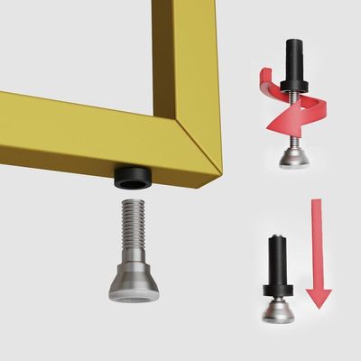 Mesa Escritório Berlim Industrial Com Prateleira Ferro Dourado Tampo 110x46 Off White