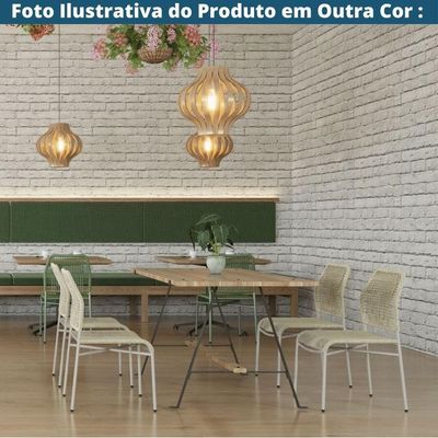 Kit 4 Cadeiras Empilhável Leme Fratini Aço Terracota Assento E Encosto Trama Corda Náutica Terracota