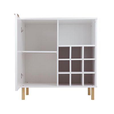Aparador Bar Adega + Cristaleira Ditália R-633 E-964 Branco