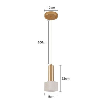 Lustre Pendente Nordecor Dufi 2923 Ouro Champagne G9 Bivolt