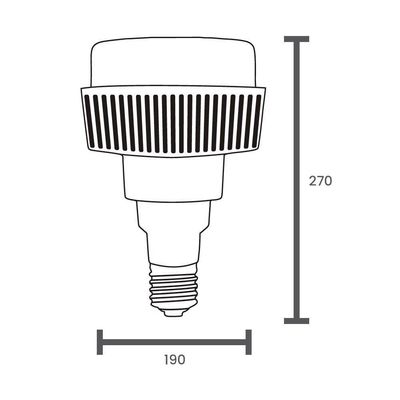 Lâmpada Led Taschibra Tkl 840 High Led 150W E40 Bivolt 6500K - Luz Branca