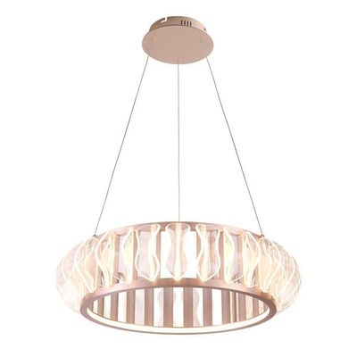 Lustre Pendente Nordecor Wavy 2944 Ouro Champagne Led Bivolt 2700K