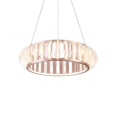 Lustre Pendente Nordecor Wavy 2944 Ouro Champagne Led Bivolt 2700K