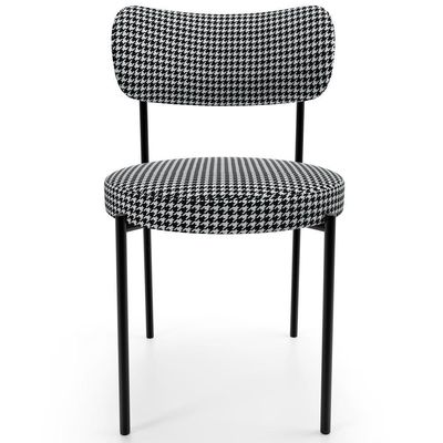Mesa Para Sala De Jantar Valência Com 06 Cadeiras Sala De Jantar Louise L02 Pied Poule - Lyam Decor