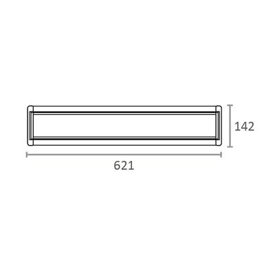 Luminária Led Taschibra Tl Slim 15 De Embutir 40W Bivolt Preta 6500K Luz Branca