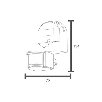 Sensor De Presença Taschibra Tsp180p Bivolt Branco