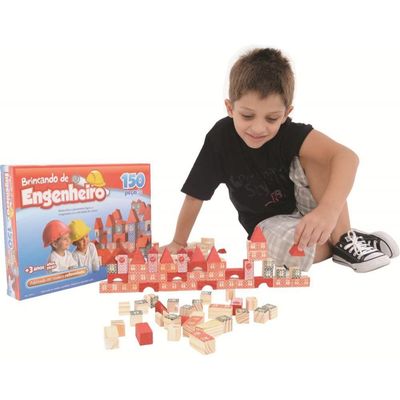 Brincando De Engenheiro 150 Peças