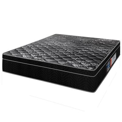 Cama Box Queen Portobel + Colchão Queen Portobel Diplomata Orthopedic com Espuma D-45 65x158x198 cm - Preto