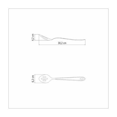 Colher Perfurada Tramontina Utility Para Arroz Em Aço Inox