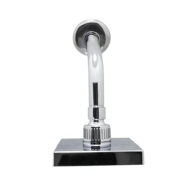 Chuveiro Ducha Quadrado Articulável ível Parede Solar Ou Gás Cromado Luxo