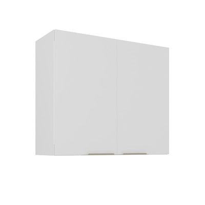 Armário Aéreo Duplo Itatiaia Renova com 2 Portas, 1 Prateleira e 80cm de largura - Branco Neve