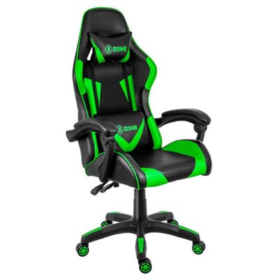 Cadeira Gamer Reclinável Premium X-zone Cgr-01 Preta E Verde