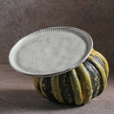 Conjunto de Pratos Rasos Porto Brasil Linhas Pistache com 6 Peças - Verde