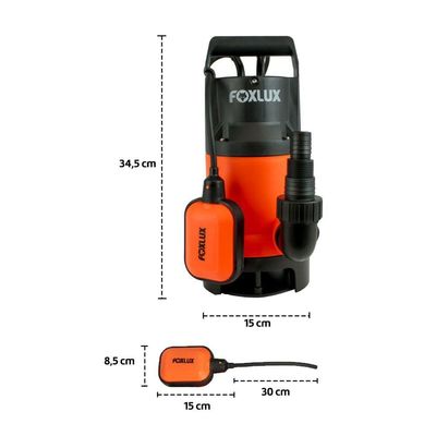 Bomba D'Água Submersível 1CV 750W Foxlux 220V