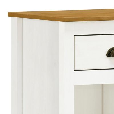 Mesa De Cabeceira Para Quarto 1 Gaveta Lázio Branco/freijó F07 - Mpozenato