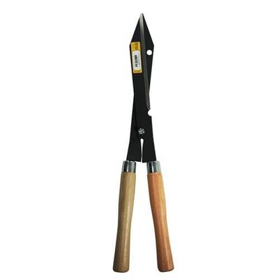 Tesoura Para Grama 12'' Cabo Madeira - Corte Preciso De Galhos E Arbustos - Dtools