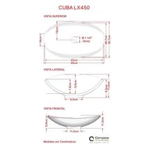 Conjunto Bancada C-cuba L45, Prateleira E Espelheira Metrópole 806 Perffect Acetinado Branco Chess