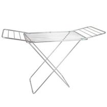 Varal De Chão Alumínio Com Abas 153x56cm - Comporta 8,16m De Roupas