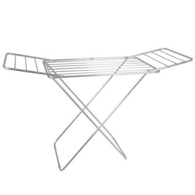 Varal De Chão Alumínio Com Abas 153x56cm - Comporta 8,16m De Roupas