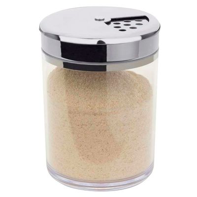 Farinheira com Tampa Forma em Vidro e Inox - 330 ml