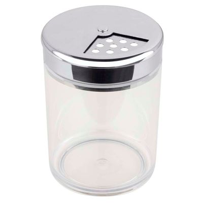 Farinheira com Tampa Forma em Vidro e Inox - 330 ml