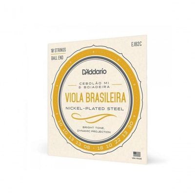 Encordoamento Para Viola Brasileira Cebolão Mi/boiadeira